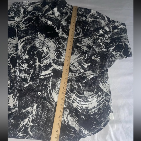 Bugatchi long sleeve shirt Shaped Fit NWT - Men's  XL GS3593L65S  Abstract $250 - Picture 3 of 9